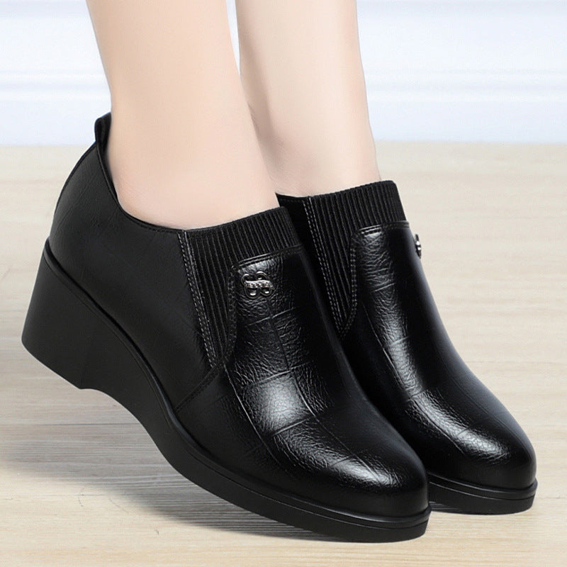 (vino rojo) zapatos de talón de mujer