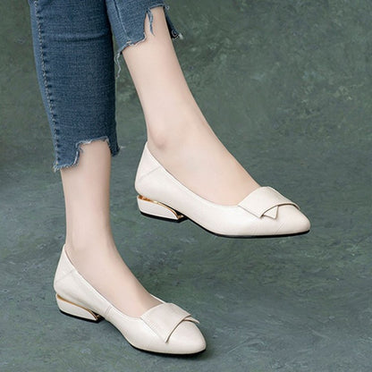 Zapatos de mujer de talón corto 2025