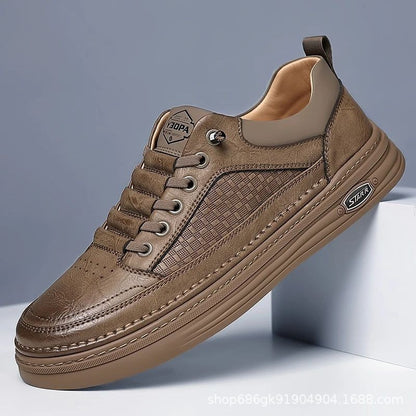 Zapatos masculinos de primavera y nuevos zapatos casuales de moda de otoño, los hombres pedalean zapatos de frijol con un pie, la versión coreana está llena de zapatos casuales.