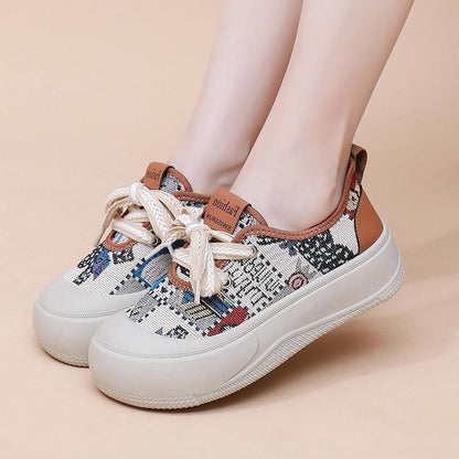 Zapatos casuales de plataforma para mujer