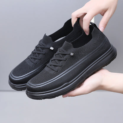 Zapatos para hombres primavera y otoño 2025 nuevos zapatos individuales casuales para hombres con suelas blandas y resistentes al desgaste