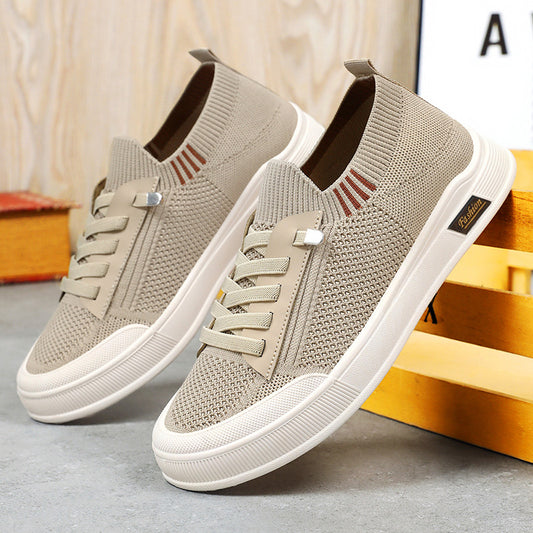 Zapatos para hombres nuevos zapatos de moda de verano zapatos de tablero de boca poco profunda de alta gama 100 zapatos casuales transpirables y no malolientes zapatos para hombres