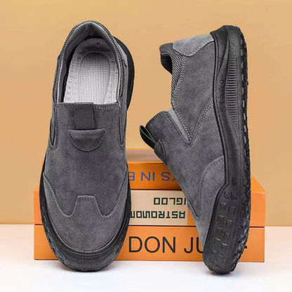 Zapatos de seguro laboral zapatos masculinos 2024 botas de cuero impermeables de parte baja explosivas en verano