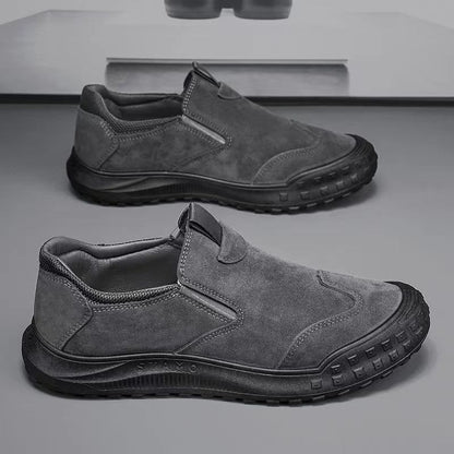 Zapatos de seguro laboral zapatos masculinos 2024 botas de cuero impermeables de parte baja explosivas en verano