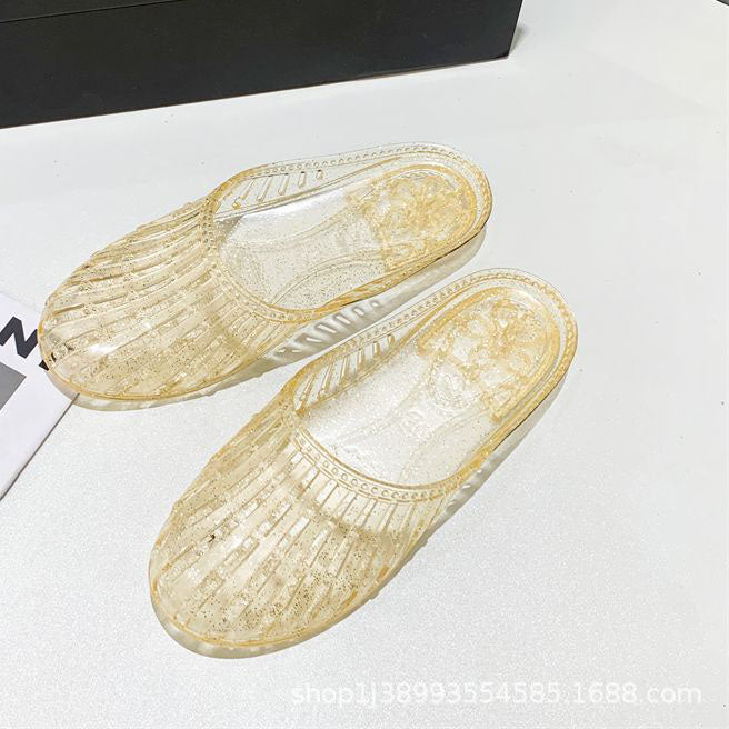 Zapatos de cristal de concha [no rotos en diez años