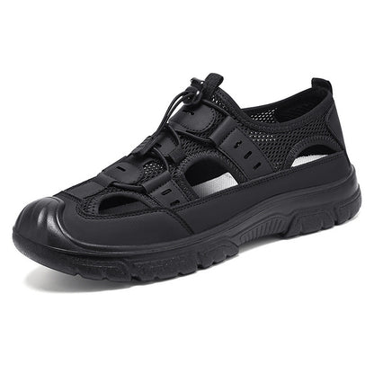 Zapatos para hombres zapatos de playa de verano zapatos de vadeo giratorios botones sandalias para hombres zapatos casuales