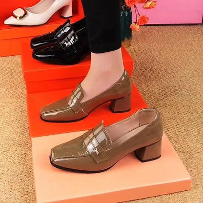 (laca x) tacones altos femeninos