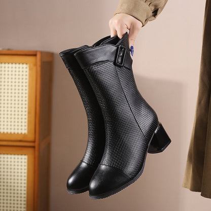 Zapatos retro de piel de cocodrilo