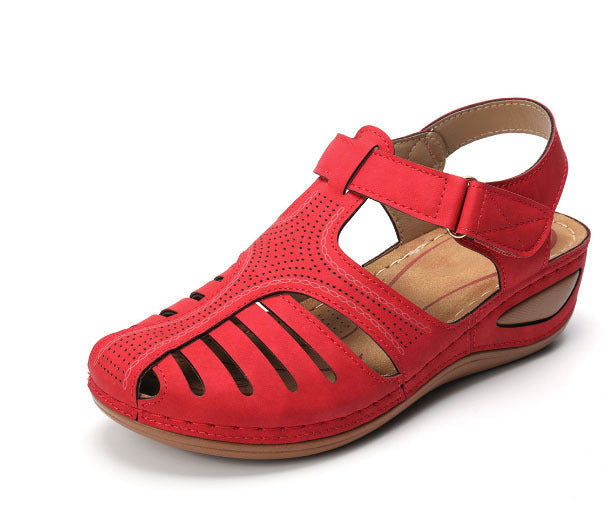Sandalias de plataforma para mujer estilo vintage