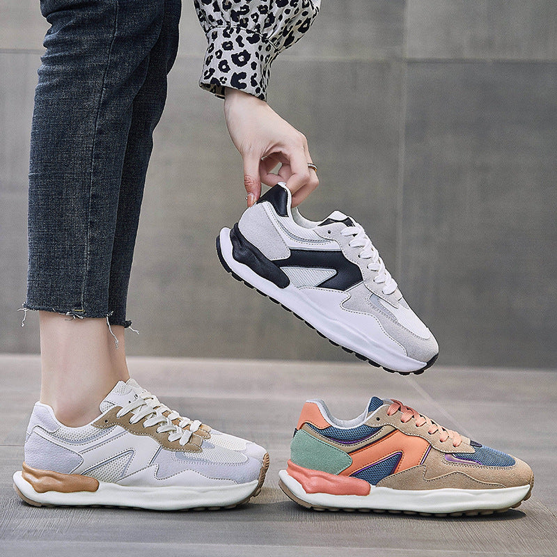 2025 nuevos zapatos deportivos casuales elásticos