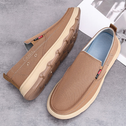 Zapatos nuevos zapatos individuales masculinos transpirables en verano, suelas suaves y cómodas zapatos casuales