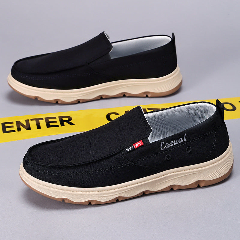 Zapatos nuevos zapatos individuales masculinos transpirables en verano, suelas suaves y cómodas zapatos casuales