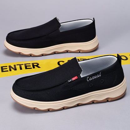 Zapatos nuevos zapatos individuales masculinos transpirables en verano, suelas suaves y cómodas zapatos casuales