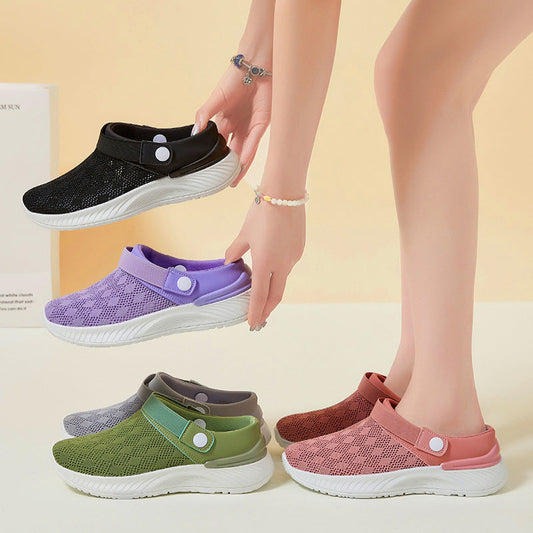 Zapatillas de verano transpirables y sin cordones