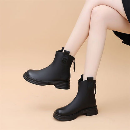 Botas de cuero para mujeres (b)