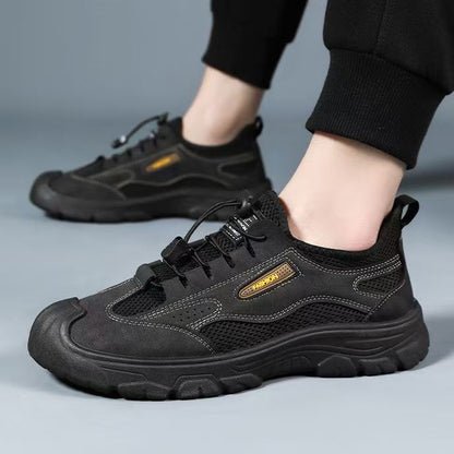 En verano, los nuevos zapatos de montañismo transpirables y cómodos son antideslizantes y 100 zapatos de papá.
