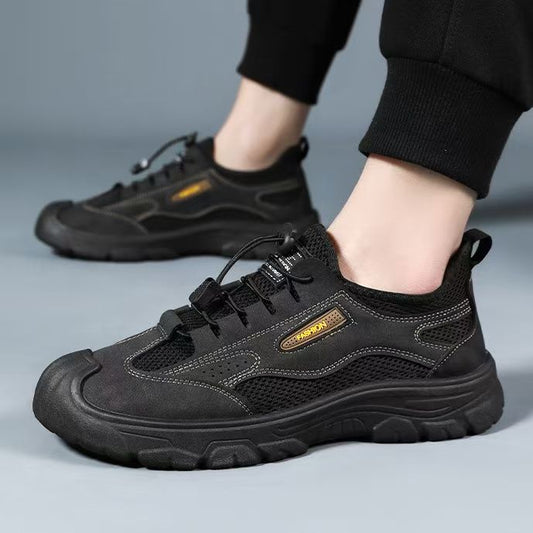 En verano, los nuevos zapatos de montañismo transpirables y cómodos son antideslizantes y 100 zapatos de papá.