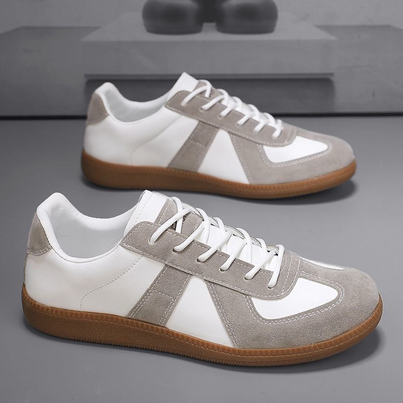 Nuevos zapatos de entrenamiento alemán 2025 zapatos masculinos primavera Forrest Gump zapatos de tablero de suela gruesa zapatillas deportivas de ocio retro