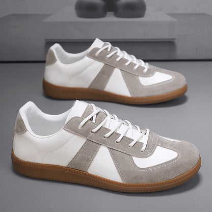 Nuevos zapatos de entrenamiento alemán 2025 zapatos masculinos primavera Forrest Gump zapatos de tablero de suela gruesa zapatillas deportivas de ocio retro