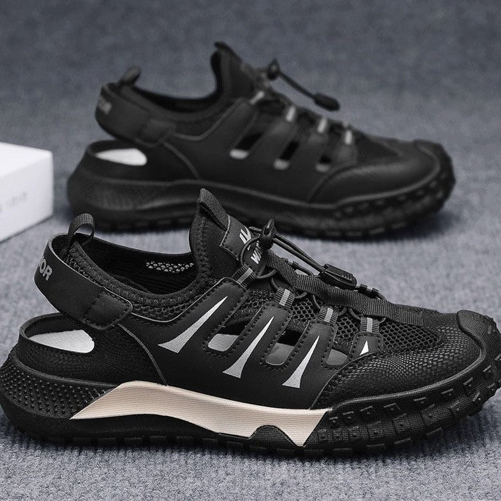 Nuevas tendencias de ocio de sandalias con zapatillas de playa transpirables y cómodas