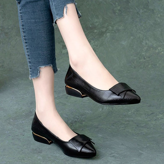 Zapatos de mujer de talón corto 2025