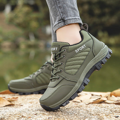 Zapatos casuales de cuero antideslizantes