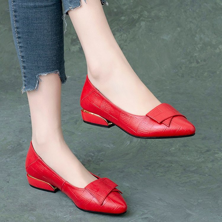 Zapatos de mujer de talón corto 2025