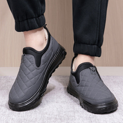 Zapatos de algodón impermeables para hombre