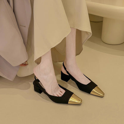 (cabeza dorada) tacones altos