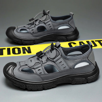 Zapatos para hombres zapatos de playa de verano zapatos de vadeo giratorios botones sandalias para hombres zapatos casuales
