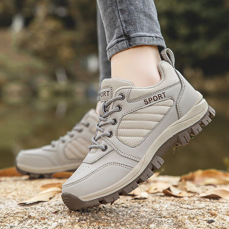 Zapatos casuales de cuero antideslizantes