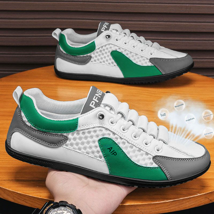 Zapatos casuales de cuero para hombres de medio apoyo 2025 nuevos