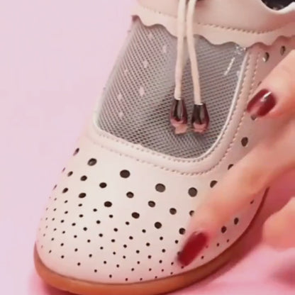 sandalias de malla calada