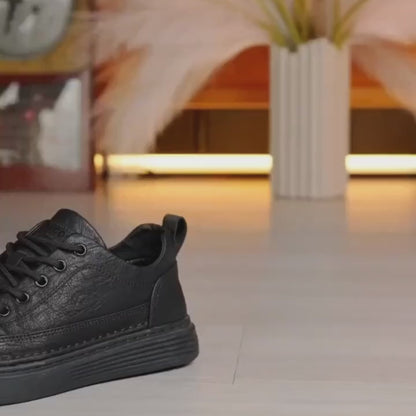 Zapatos casuales de hombre (cuero)