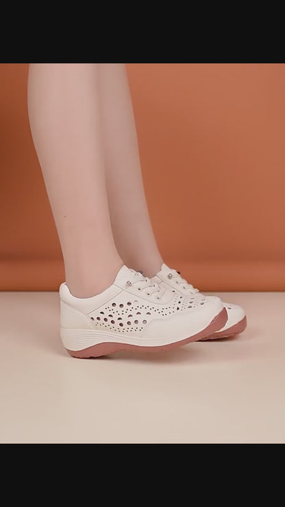 Bailarinas de piel suave caladas26706