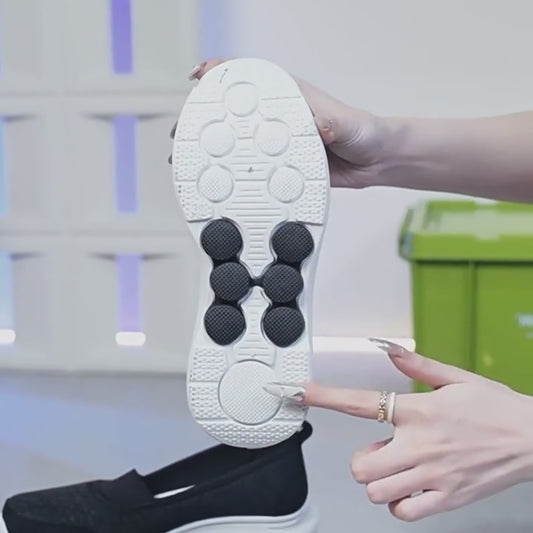 Zapatos casuales ligeros sin cordones para mujer