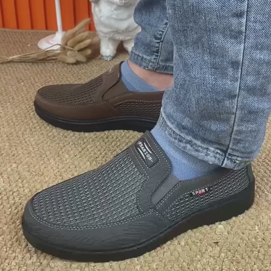 2025 nuevos zapatos de malla para hombre