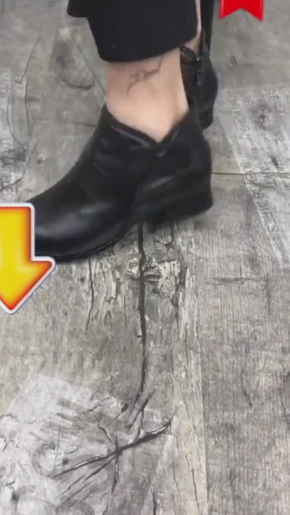 Botitas con lazo (cremallera lateral)